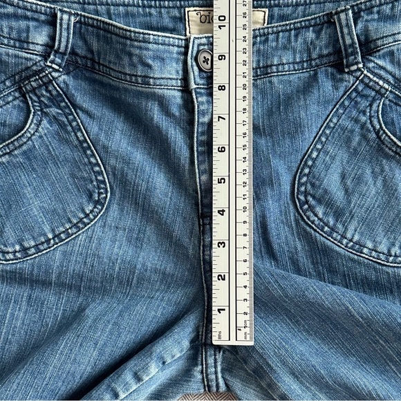 Bica Cheia Jeans Women's 32 Vintage Y2K Retro Style Blue Denim Flare Wide Leg - Picture 9 of 14